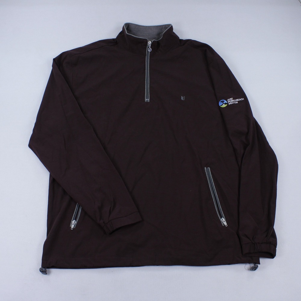 Linksoul AT&T Pebble Beach Pro-Am 1/4 Zip Golf Jacket Windbreaker - Men's Size L